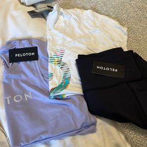 Peloton bundle, two tanks and bike shorts